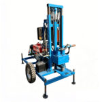 Portable Wheel-mounted Hydraulic Water Well Drilling Rig
