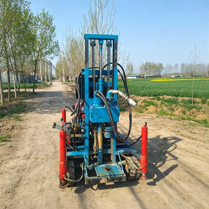 Crawler-mounted Small Hydraulic Water Well Drilling Rig